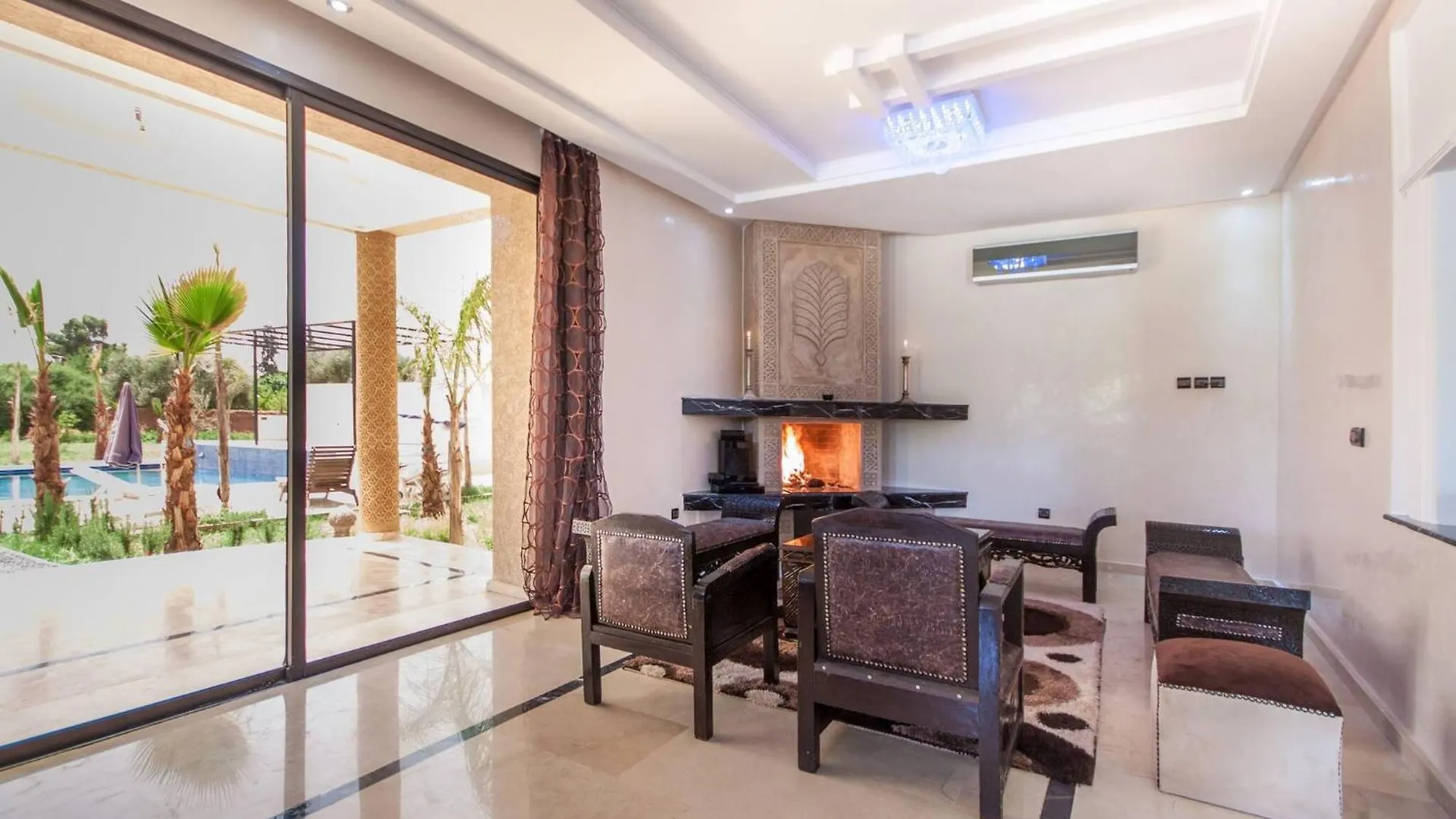 Luxury Heated Pool Villa Marrakech Marokko